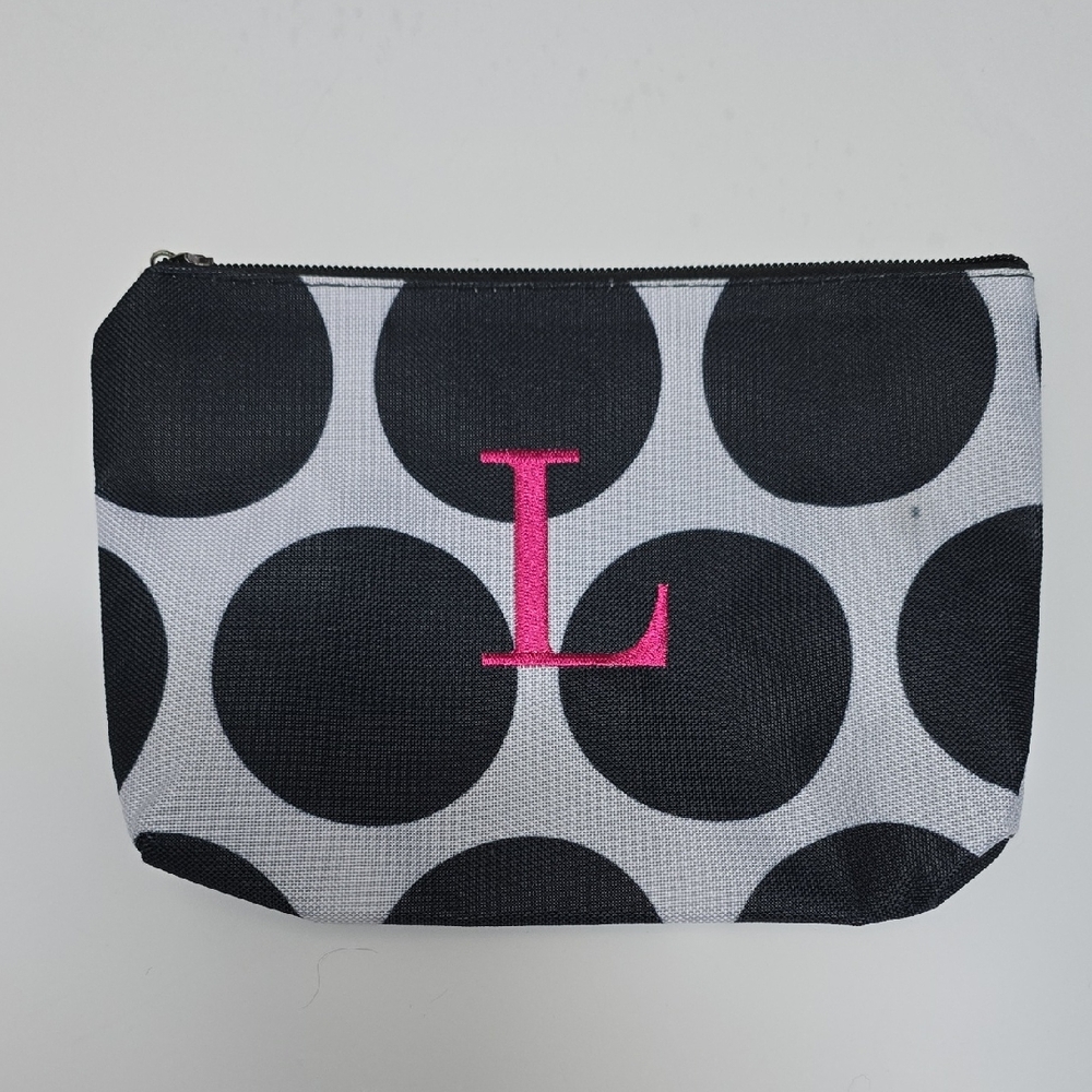 Black and White Polka Dot Clutch - *Blemish